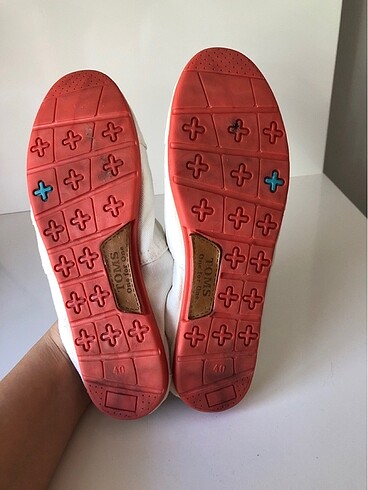 40 Beden beyaz Renk Toms ayakkabı