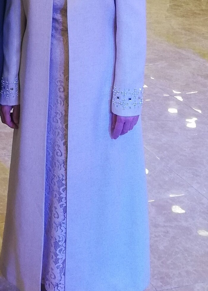 İkili takım abiye kaftan - Görsel 4