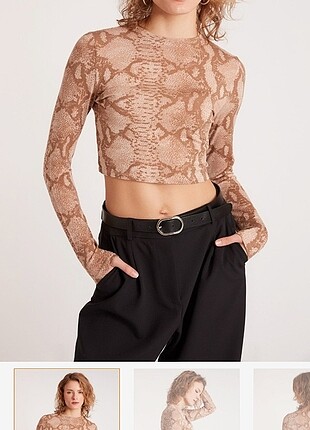 İnce crop bluz
