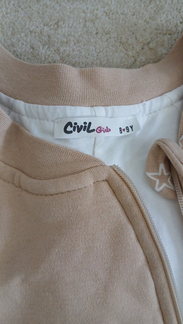 Bej Örgü Bebek Kız erkek Tulumuelimde 2 tane kullanılmamış tulum - Görsel 2