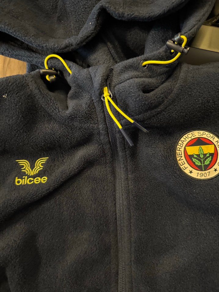 Fenerbahçe Kapüşonlu Fermuarlı Erkek Sweatshirt - Görsel 3