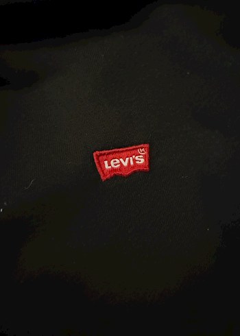 Erkek Siyah Oversize Sweatshirt LEVİS - Görsel 3