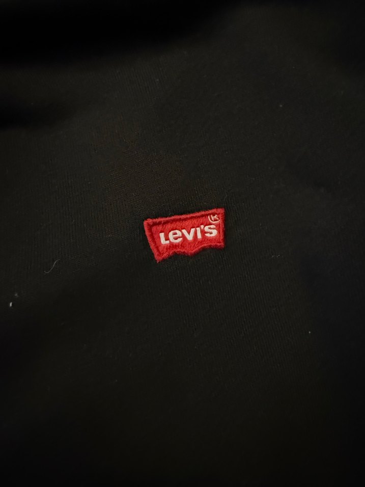 Erkek Siyah Oversize Sweatshirt LEVİS - Görsel 3