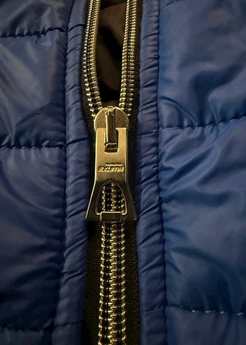 Erkek Mavi şişme mont - Görsel 3