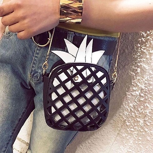 Beden çeşitli Renk Ananas çanta