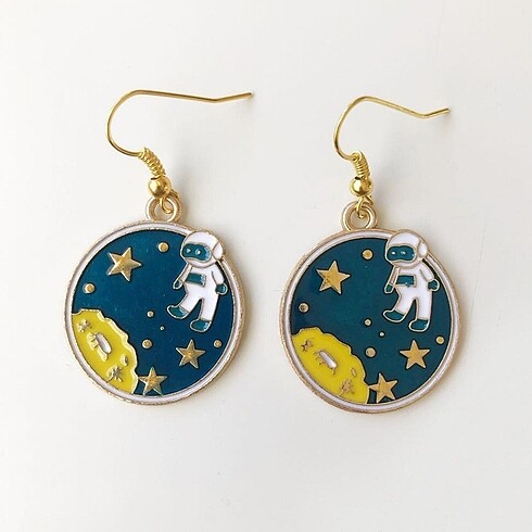 Beden Astronot küpe