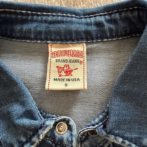 s Beden mavi Renk True Religion kot gömlek