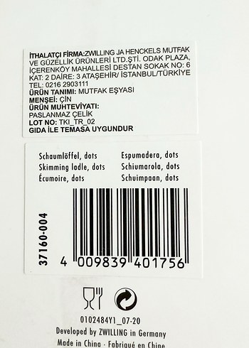 Zwilling Pro Yuvarlak Delikli Kevgir - Görsel 5