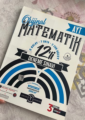 Orijinal Matematik 12. Deneme Sınavı AYT
