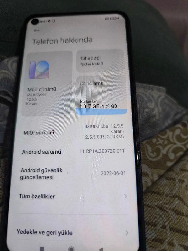Koyu Mavi Android Telefon - Görsel 4