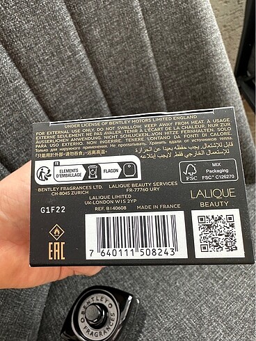 Beden Bentley for men ABSOLUTE