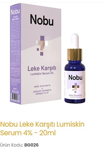 Leke karşıtı serum