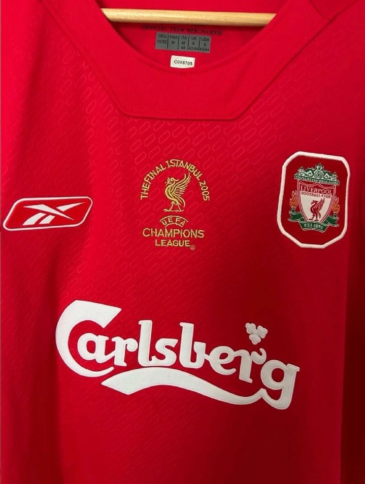 Xabi Alonso Islak İmzalı UCL Final Forması Liverpool - Görsel 5