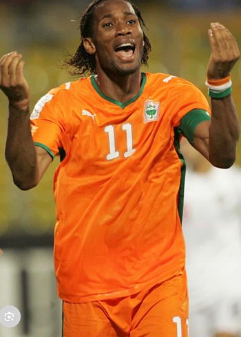 Orjinal Drogba Euro 2008 Fildişi Sahili Forma - Görsel 7