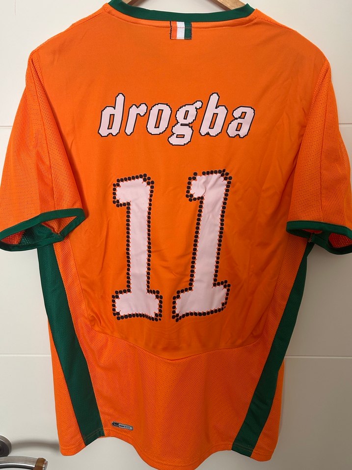 Orjinal Drogba Euro 2008 Fildişi Sahili Forma - Görsel 5