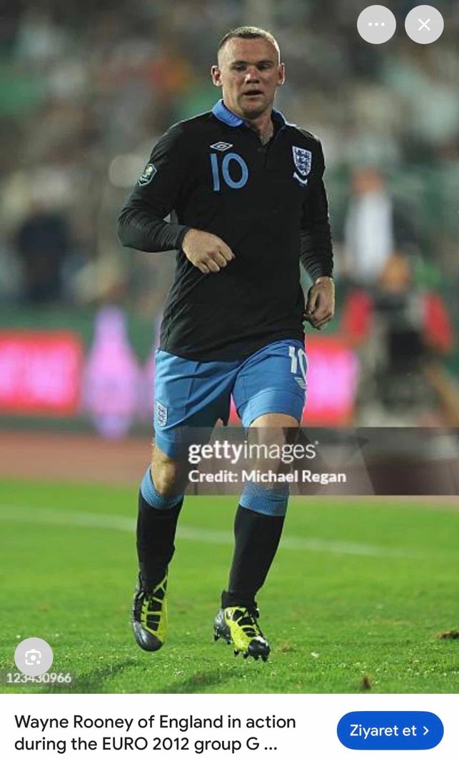 Orjinal Rooney Euro 2012 İngiltere Milli Forma - Görsel 5