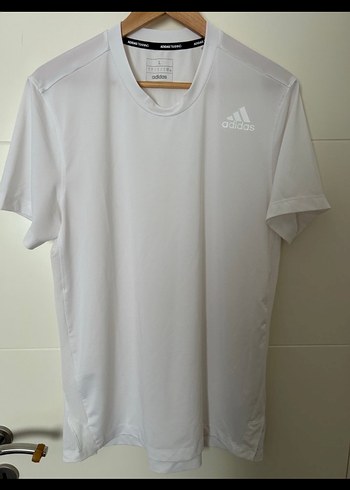 Mavi Adidas Erkek Spor Tişörtü Velcro Detaylı - Görsel 2