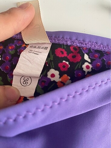m Beden Mor Bikini altı