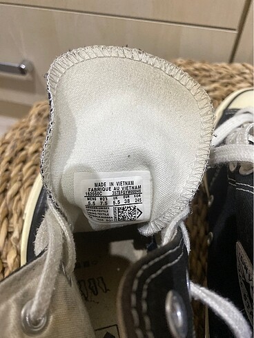 38 Beden siyah Renk Orjinal Converse