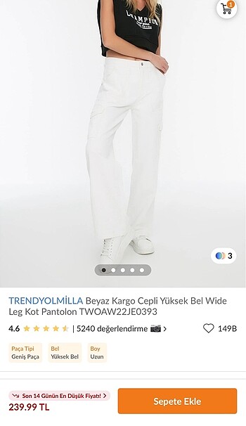 Kargo pantolon