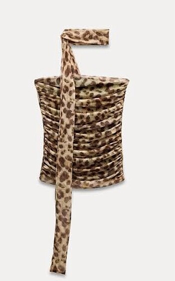 zara leopar bluz