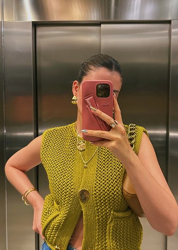 zara yesil yelek