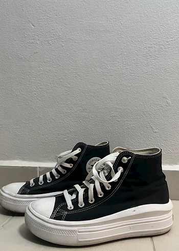Converse Chuck Taylor Siyah Kadın Sneaker - Görsel 3