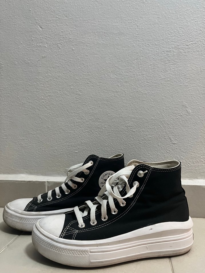 Converse Chuck Taylor Siyah Kadın Sneaker - Görsel 3
