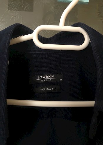 Erkek Lacivert Keten Gömlek, Düğmeli, Uzun Kollu - Görsel 2