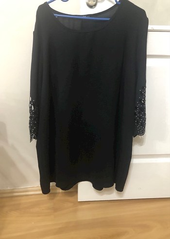 Siyah Düğmeli Kadın Süet Bluz - Görsel 6