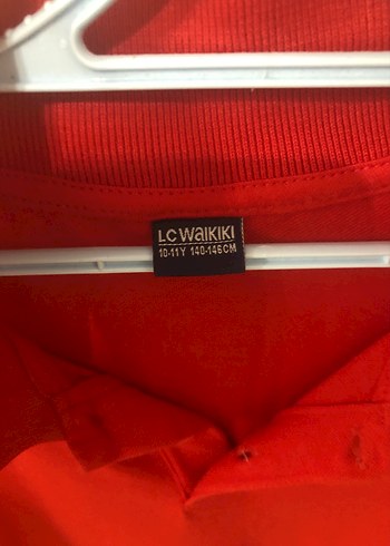 Kırmızı Düğmeli Kısa Kollu Erkek Polo Tişört - Görsel 5