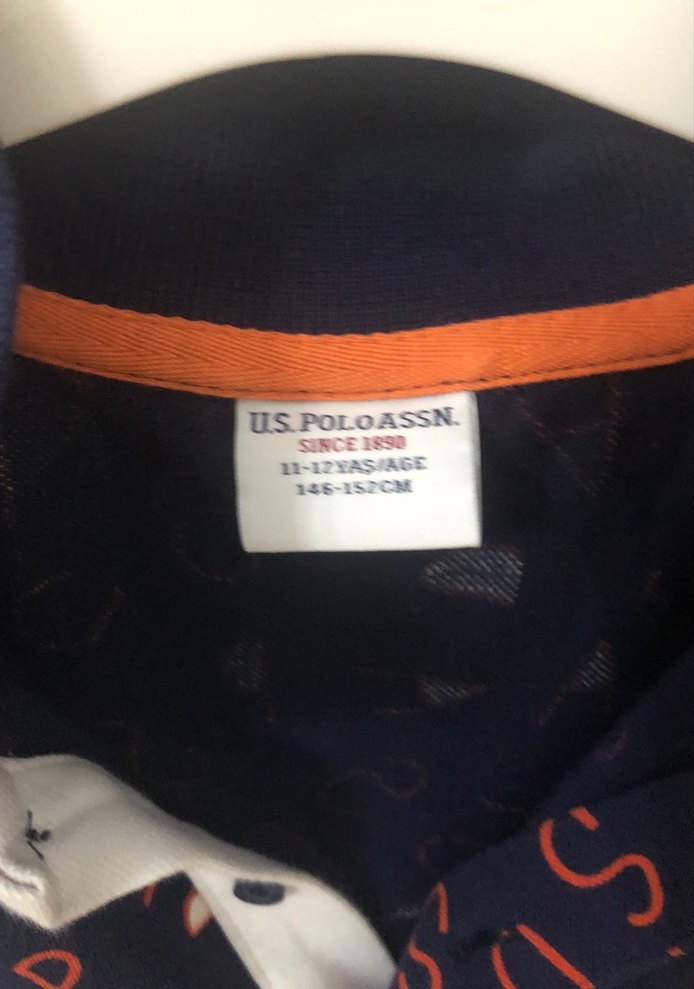 Erkek Lacivert Baskılı Kısa Kollu Polo Tişört - Görsel 3