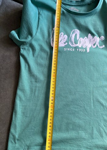 Turkuaz Pamuklu erkek Tişörtü, Kısa Kollu - Görsel 8