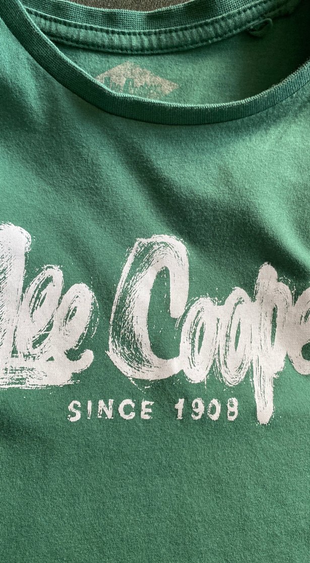 Turkuaz Pamuklu erkek Tişörtü, Kısa Kollu - Görsel 2