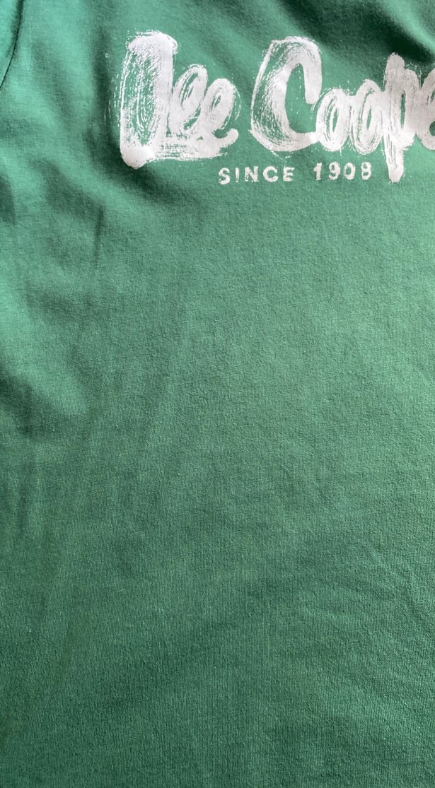 Turkuaz Pamuklu erkek Tişörtü, Kısa Kollu - Görsel 3