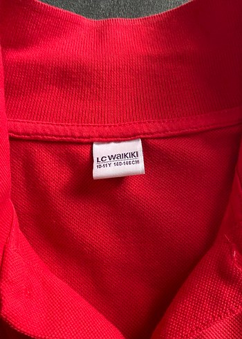 Kırmızı Erkek çocuk Uzun Kollu Polo Tişört - Görsel 2