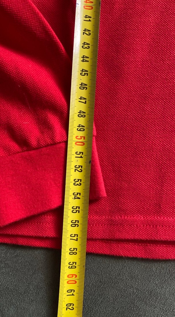 Kırmızı Erkek çocuk Uzun Kollu Polo Tişört - Görsel 4