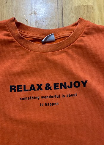 Turuncu Baskılı Uzun Kollu erkek çocuk Sweatshirt - Görsel 3