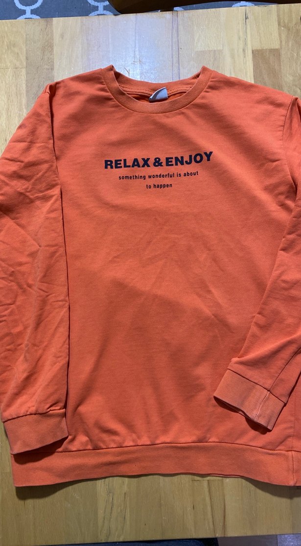 Turuncu Baskılı Uzun Kollu erkek çocuk Sweatshirt - Görsel 2