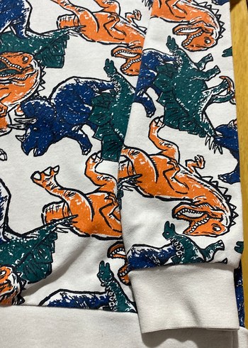 Renkli Baskılı Erkek Çocuk Sweatshirt - Görsel 6