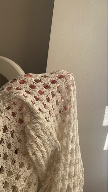 Zara Ekru Örme Crop