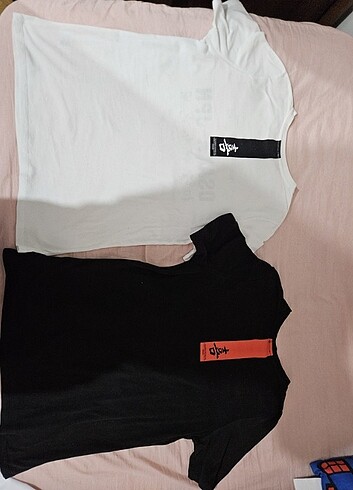 T-Shirt, Siyah ve Beyaz renk, Unisex - Görsel 2