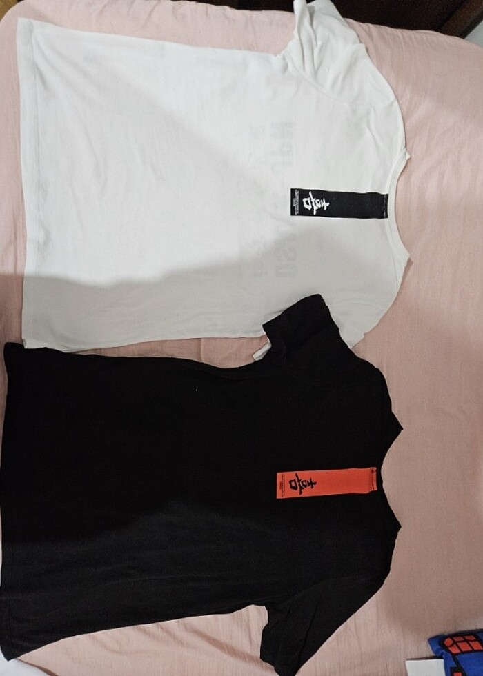 T-Shirt, Siyah ve Beyaz renk, Unisex - Görsel 2