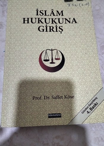 İslam Hukukuna Giriş - Prof. Dr. Saffet Köse