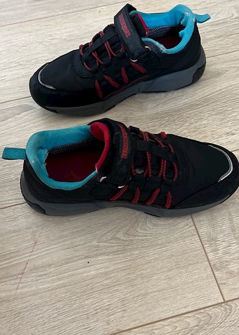 Erkek Çocuk Turkuaz Siyah Spor Ayakkabı - Görsel 4