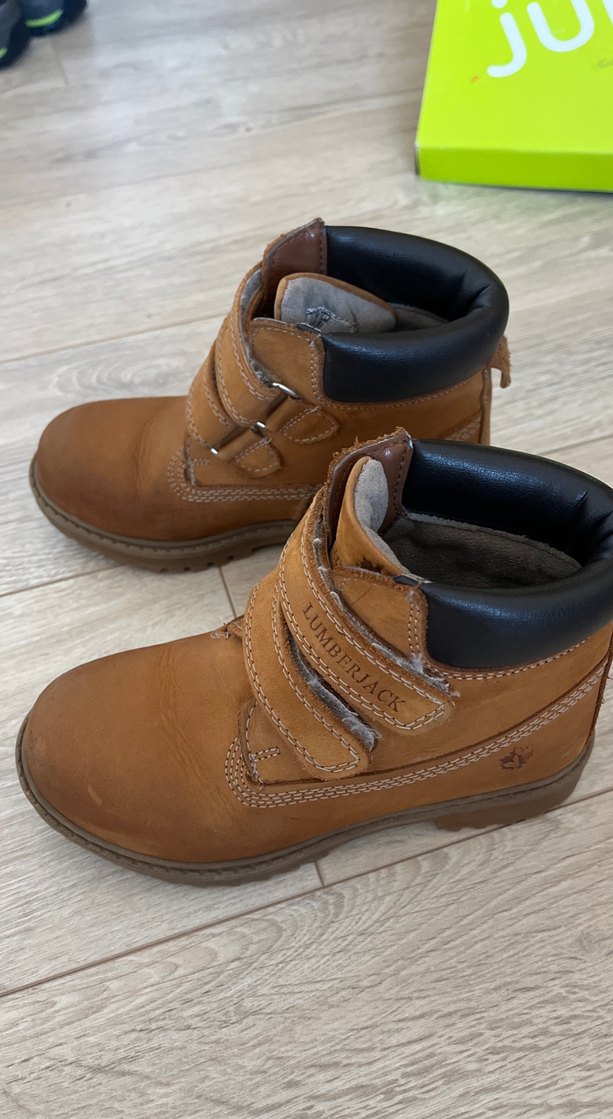 Kahverengi Deri Erkek Çocuk Botları - Görsel 2