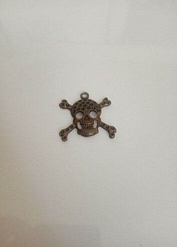 Gotik Kuru Kafa Kolye & Anahtarlık Goth - Görsel 3