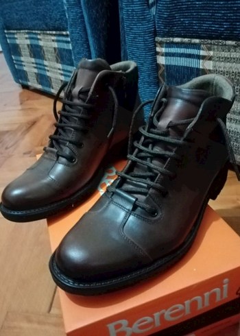 Kahverengi Deri Erkek Günlük Bot - Görsel 2