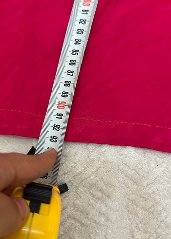 34 Beden Düğmeli fuşya Kadın Pantolon