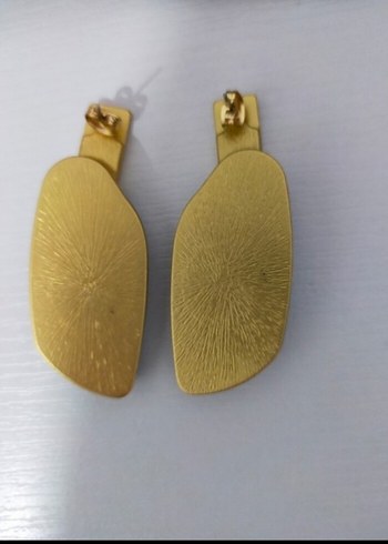 Beden altın Renk Oriflame Altın Renkli Mini Küpe